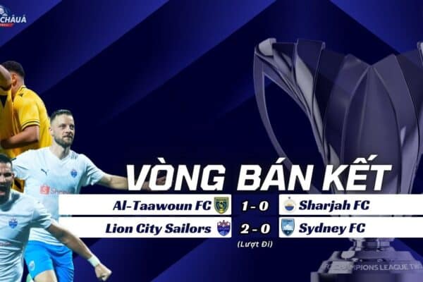 Kết Quả Loạt Trận Lượt Đi Vòng Bán Kết AFC Champions League Two 2024/25