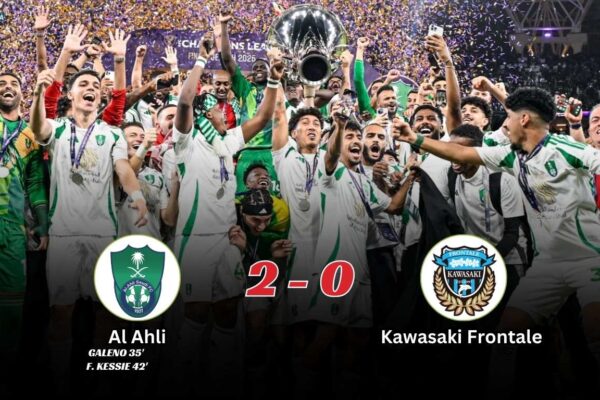 Kết Quả Chung Kết AFC Champions League Elite 2024/25 Al Ahli 2-0 Kawasaki Frontale