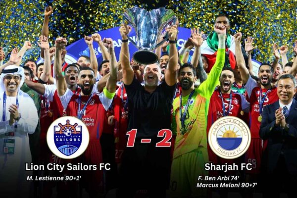 Lion City Sailors 1-2 Sharjah FC