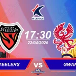 Nhận Định, Dự Đoán Pohang Steelers đối đầu Gwangju FC, 17h30 ngày 22042026
