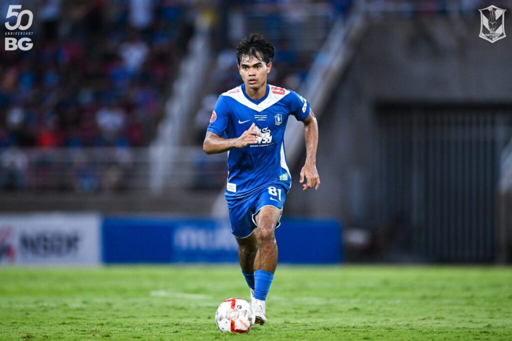 Tài năng trẻ Waris Choolthong nhanh chóng khẳng định bản thân tại BG Pathum United.
