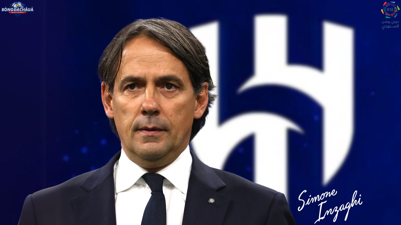 Al Hilal Chính Thức Bổ Nhiệm Simone Inzaghi Làm HLV Trưởng Mùa Giải Mới