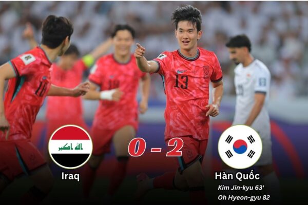 Iraq 0-2 Hàn Quốc