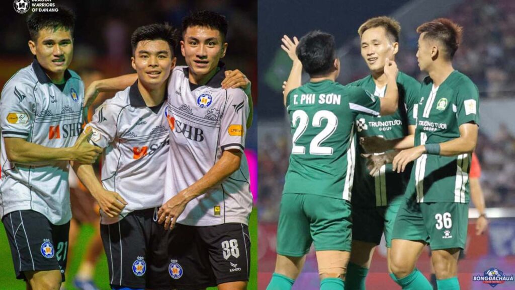 Trận play-off tranh vé vào V-League 2025/26 giữa SHB Đà Nẵng và CLB Bình Phước.