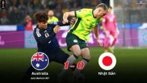 Úc 1-0 Nhật Bản