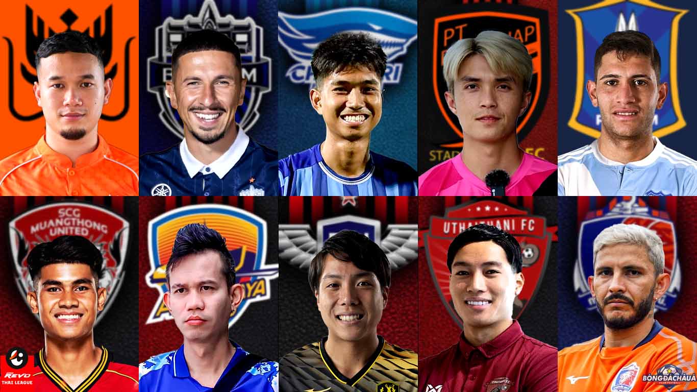 10 Tiền Vệ Đáng Chú Ý Tại Thai League 202526