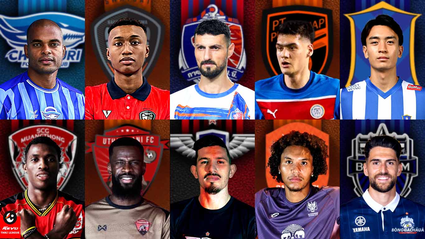 10 Trung Vệ Đáng Chú Ý Tại Thai League 2025/26