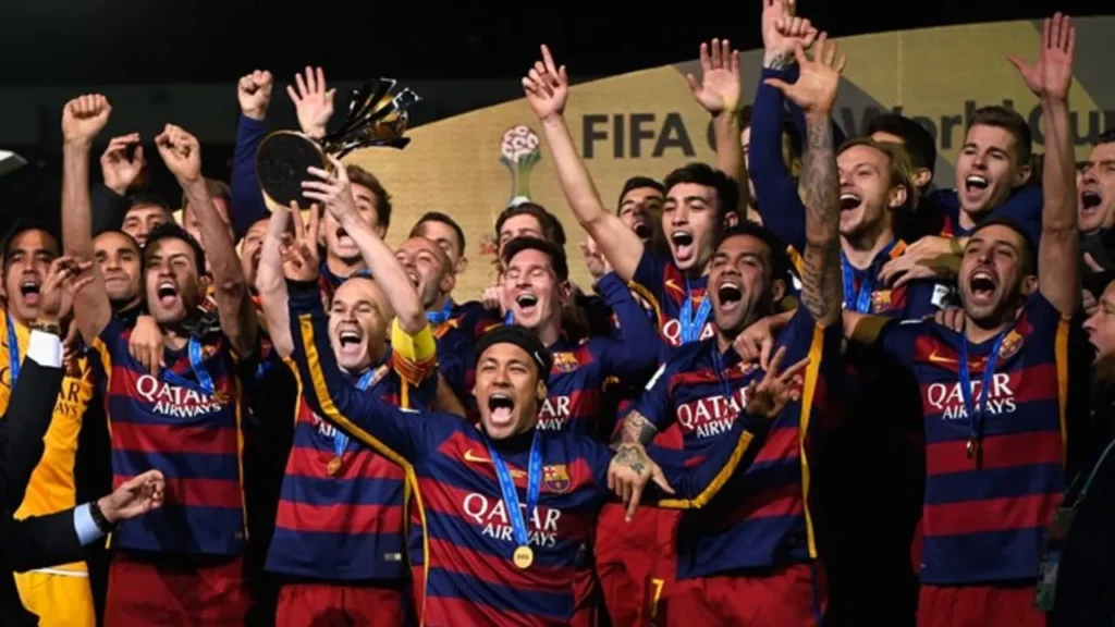 Barca từng có 3 lần vô địch FIFA Club World Cup.