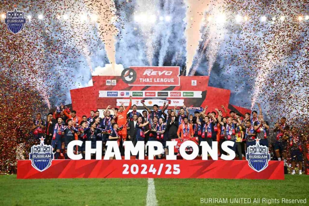 Buriram United vô địch Revo Cup, hoàn tất cú ăn bốn tại mùa giải 2024/25.