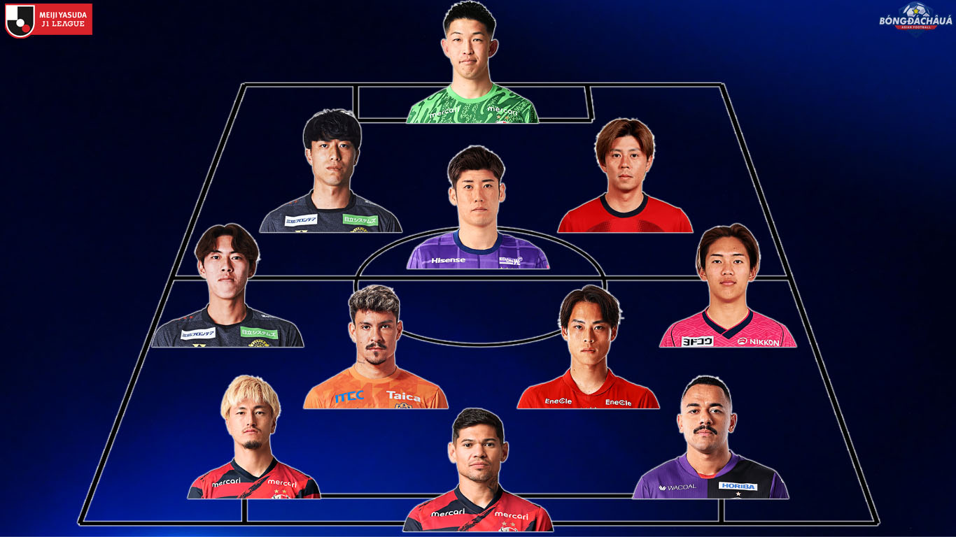 Đội Hình Xuất Sắc Nhất Lượt Đi J-League 2025