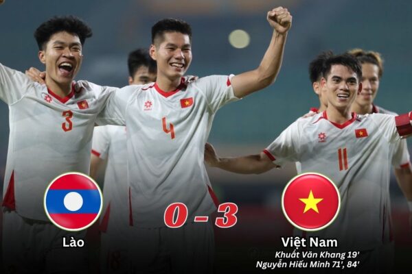 Kết Quả Lượt Trận Thứ Nhất Bảng B U23 ASEAN 2025 U23 Lào 0-3 U23 Việt Nam
