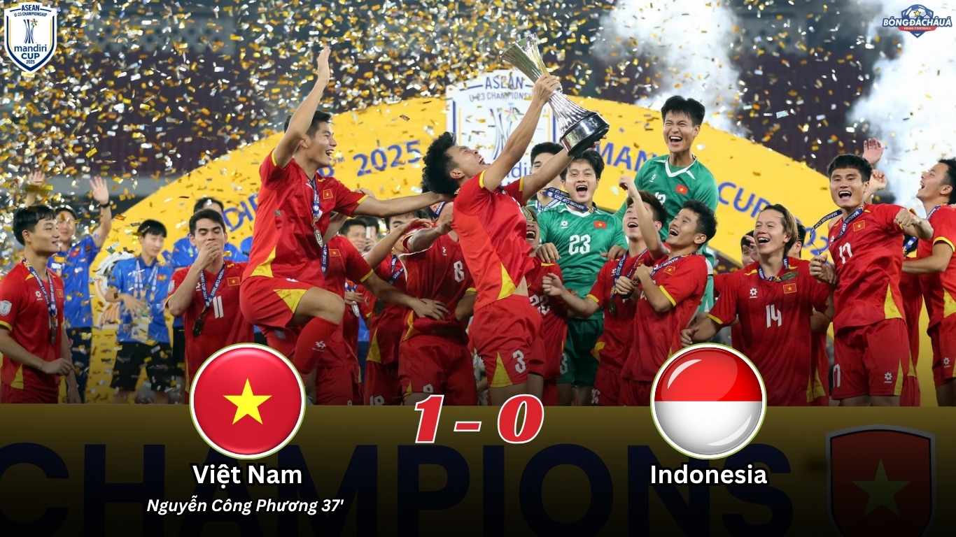Kết Quả Trận Chung Kết U23 ASEAN 2025: Việt Nam 1-0 Indonesia