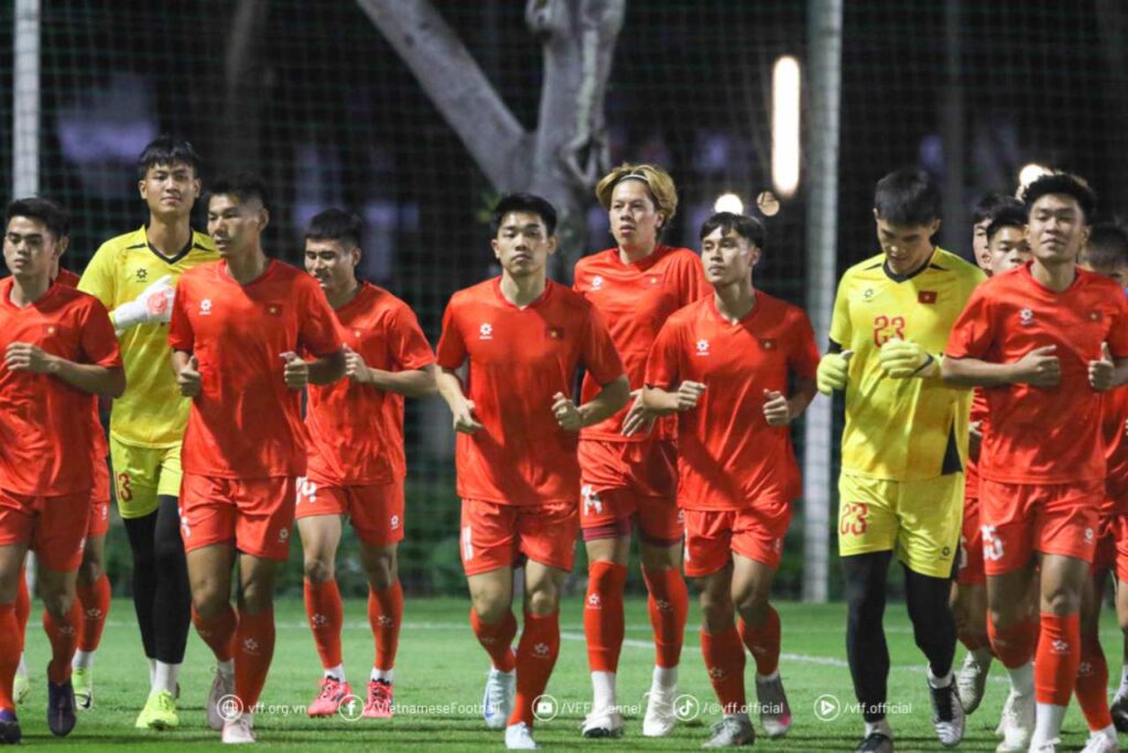 U23 Việt Nam tích cực rèn luyện cho giải đấu U23 Đông Nam Á 2025. 