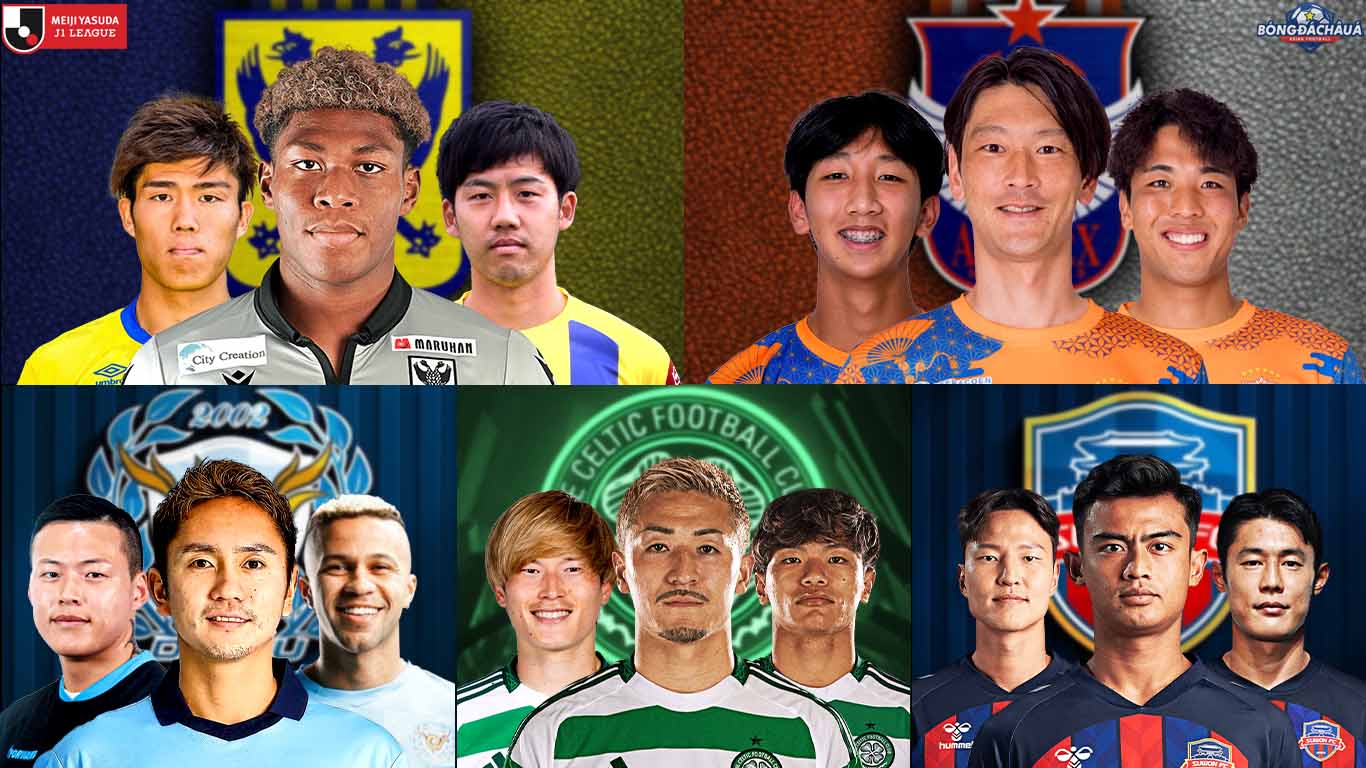 5 CLB Ngoài Nhật Bản Chiêu Mộ Nhiều Cầu Thủ J-League Nhất