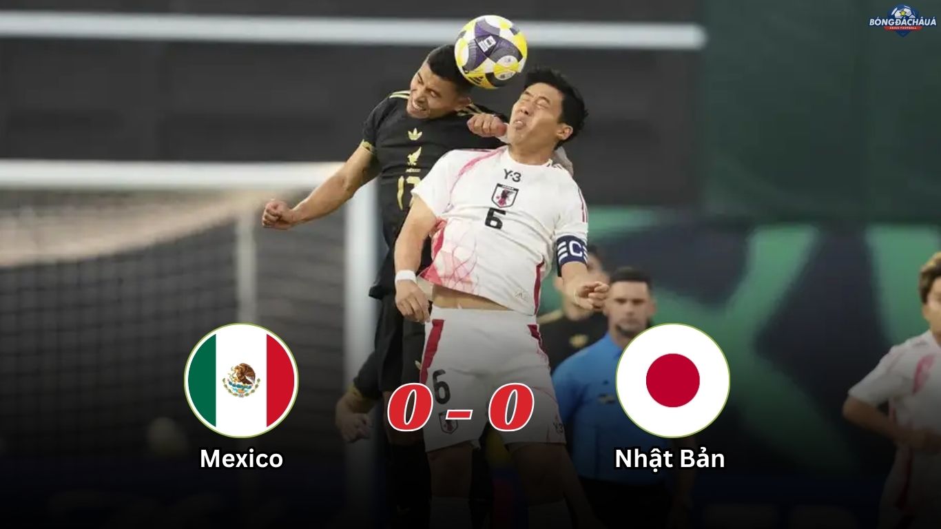 Kết Quả Giao Hữu Quốc Tế: Mexico 0-0 Nhật Bản