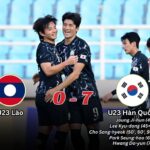 Kết Quả Lượt Trận Thứ Hai Bảng J Vòng Loại U23 Asian Cup 2026: Lào 0-7 Hàn Quốc