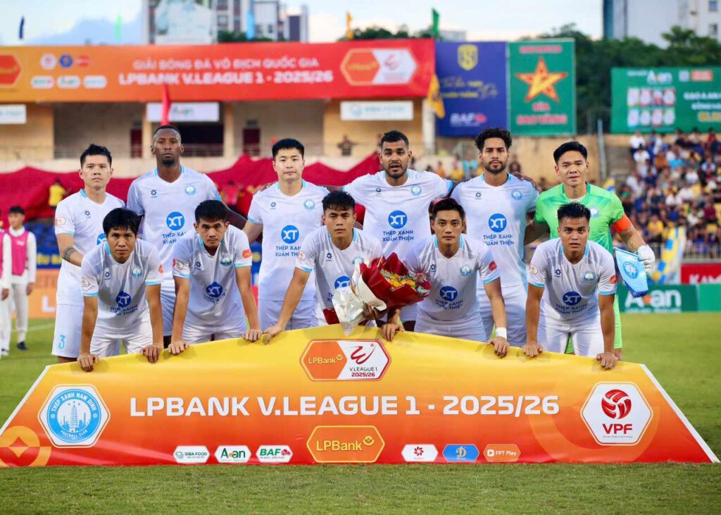 Nam Định FC, niềm hy vọng lớn của Việt Nam trên đấu trường châu lục. 