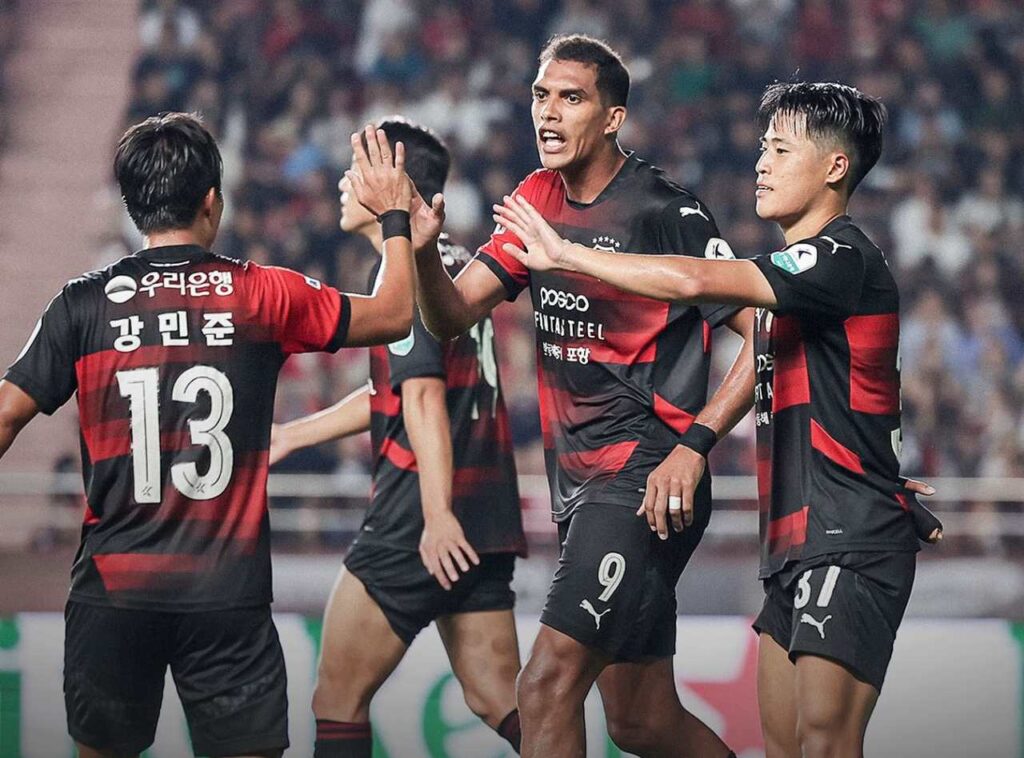 Pohang Steelers, một trong những đội bóng hàng đầu khu vực Đông Á. 