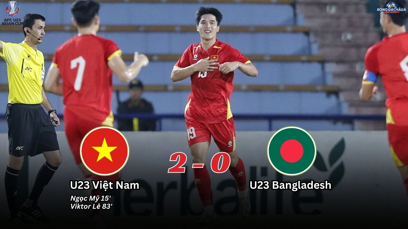U23 Việt Nam 2-0 U23 Bangladesh