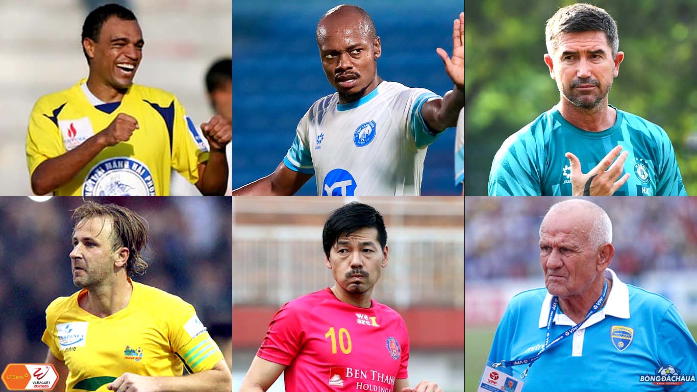 6 Cầu Thủ, Huấn Luyện Viên Ngoại Nổi Tiếng Trong Lịch Sử V-League