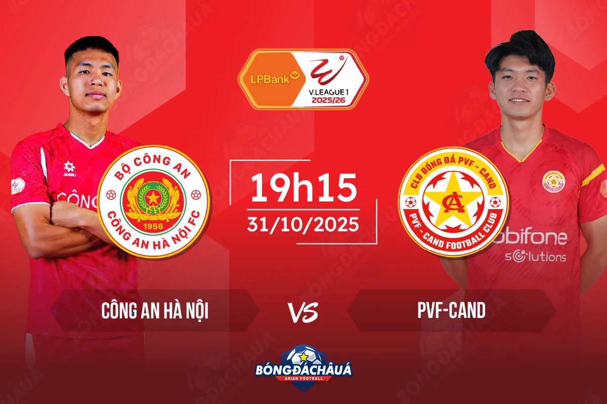 Công an Hà Nội đối đầu PVF-CAND