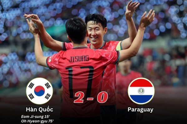 Hàn Quốc 2-0 Paraguay