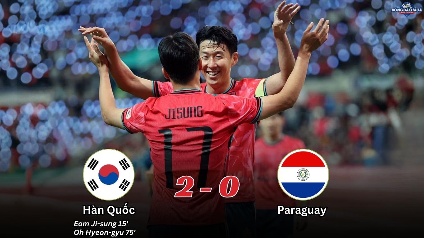 Hàn Quốc 2-0 Paraguay