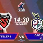 Pohang Steelers đối đầu Daejeon Hana Citizen, 14h30 ngày 04042026