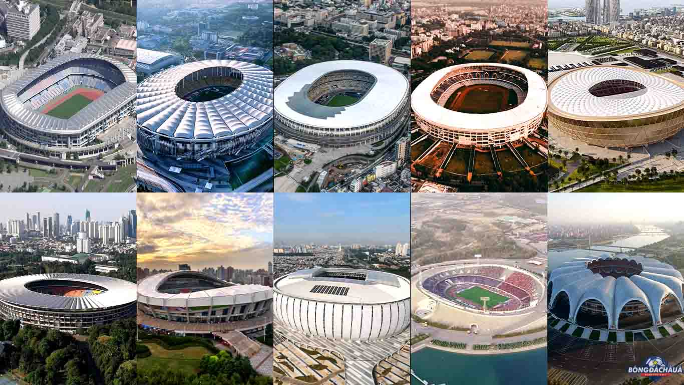 10 Sân Vận Động Bóng Đá Lớn Nhất Châu Á