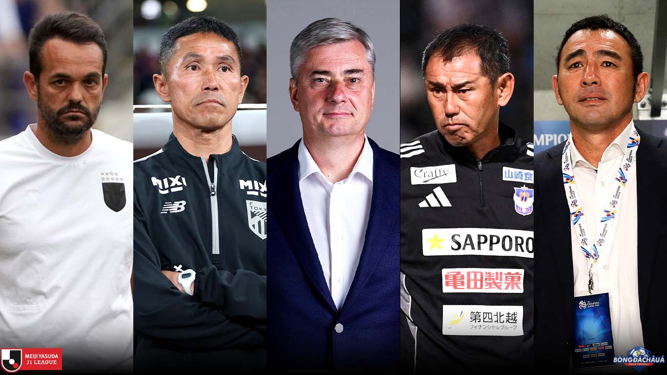 5 HLV J-League Có Nguy Cơ Bị Sa Thải Sau Mùa Giải 2025