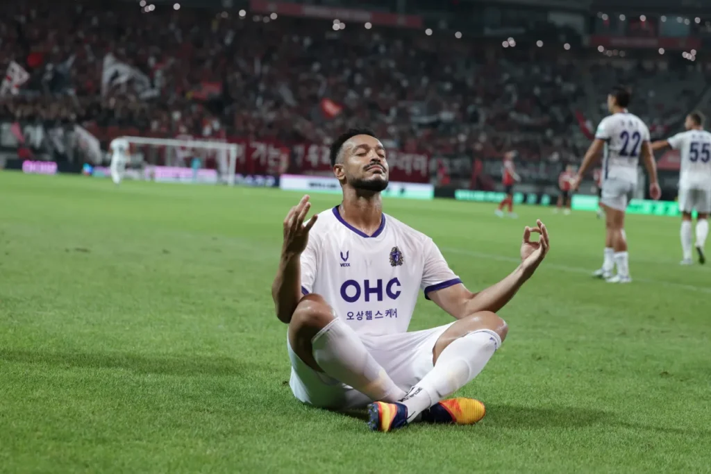 Bruno Mota, tân binh xuất sắc nhất của FC Anyang. 