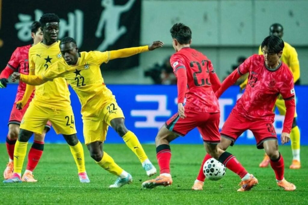 Hàn Quốc giành chiến thắng nhọc nhằn 1-0 trước Ghana trong trận giao hữu quốc tế 2025. 