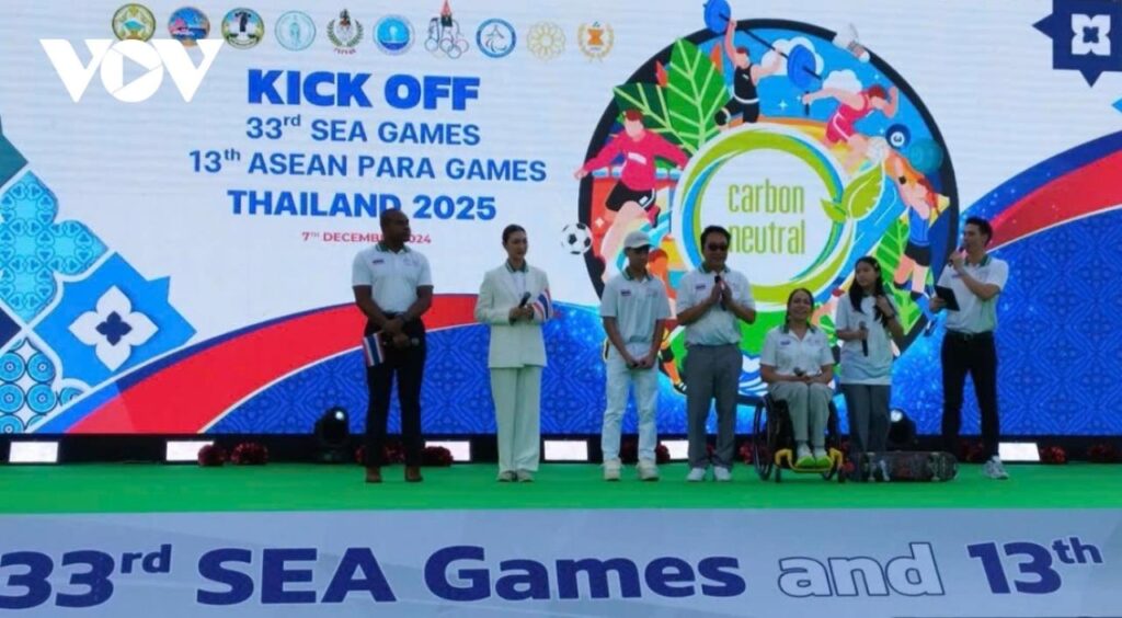 Đại hội thể thao Đông Nam Á 2025 được tổ chức tại Thái Lan chính thức khởi động. 