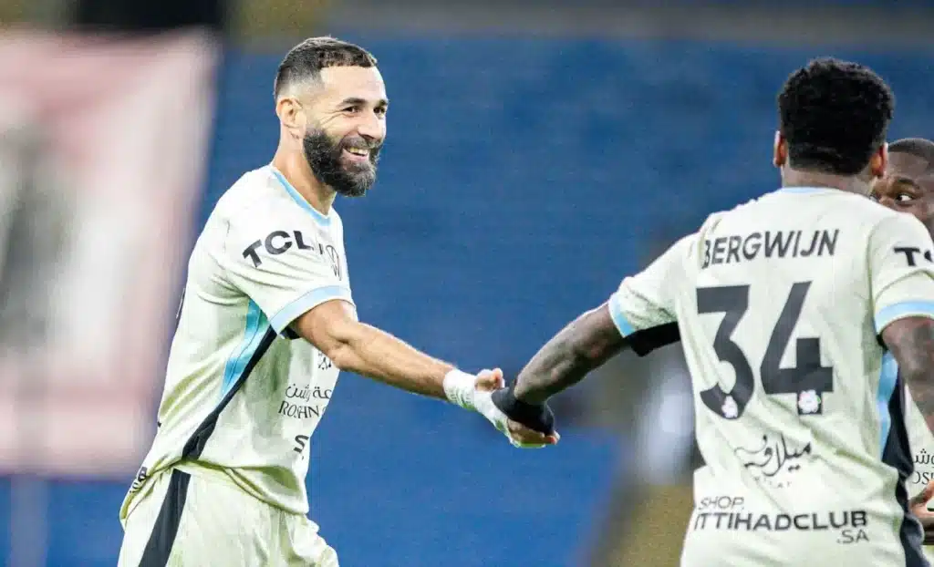 Benzema lập hattrick, mang về chiến thắng thứ 5 liên tiếp cho Al Ittihad.
