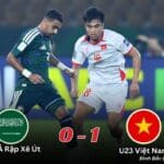 Kết Quả Trận Đấu U23 Ả Rập Xê Út 0-1 U23 Việt Nam