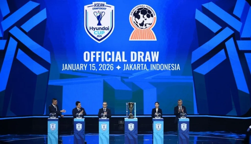 Lễ bốc thăm chia bảng ASEAN Hyundai Cup 2026, đội tuyển Việt Nam nằm ở bảng A.