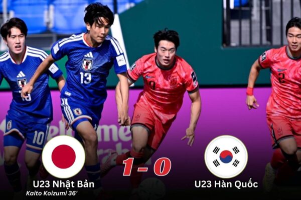 U23 Nhật Bản 1-0 U23 Hàn Quốc