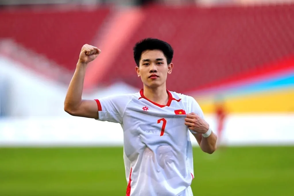 Đình Bắc đang là sao trẻ nổi bật nhất của U23 Việt Nam tại Asian Cup 2026