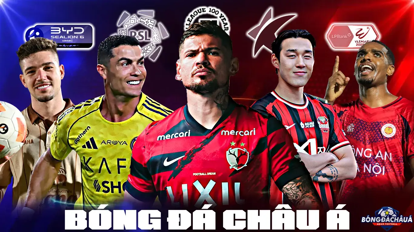 Xem Các Giải Đấu Bóng Đá Hàng Đầu Châu Á Mùa Giải 2025/26 Ở Đâu?