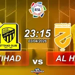 Al Ittihad đối đầu Al Hazem, 23h15 ngày 03042026