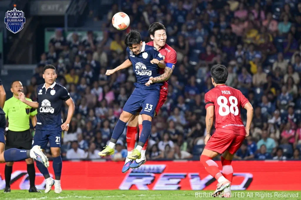 Buriram United duy trì phong độ cao, thắng Ayutthaya United 2-0 dù đã đăng quang Thai League 2025/26. Ảnh: Buriram United