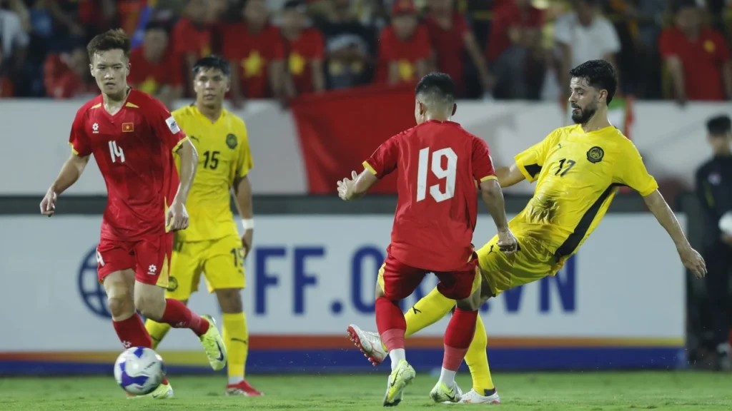 Đội tuyển Việt Nam đánh bại Malaysia, giành vé vào VCK Asian Cup 2027. Ảnh: AFC
