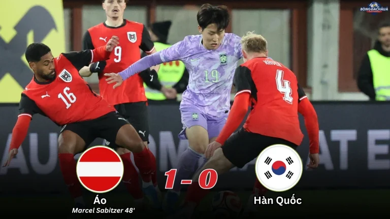 Kết Quả Giao Hữu Quốc Tế Áo 1-0 Hàn Quốc