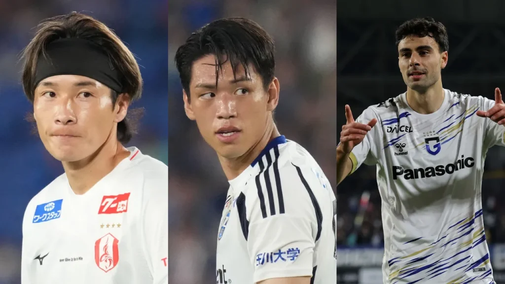 Tiền đạo: Yuya Yamagishi (Nagoya Grampus), Deniz Hümmet (Gamba Osaka), Oh Se-hun (Shimizu S-Pulse)