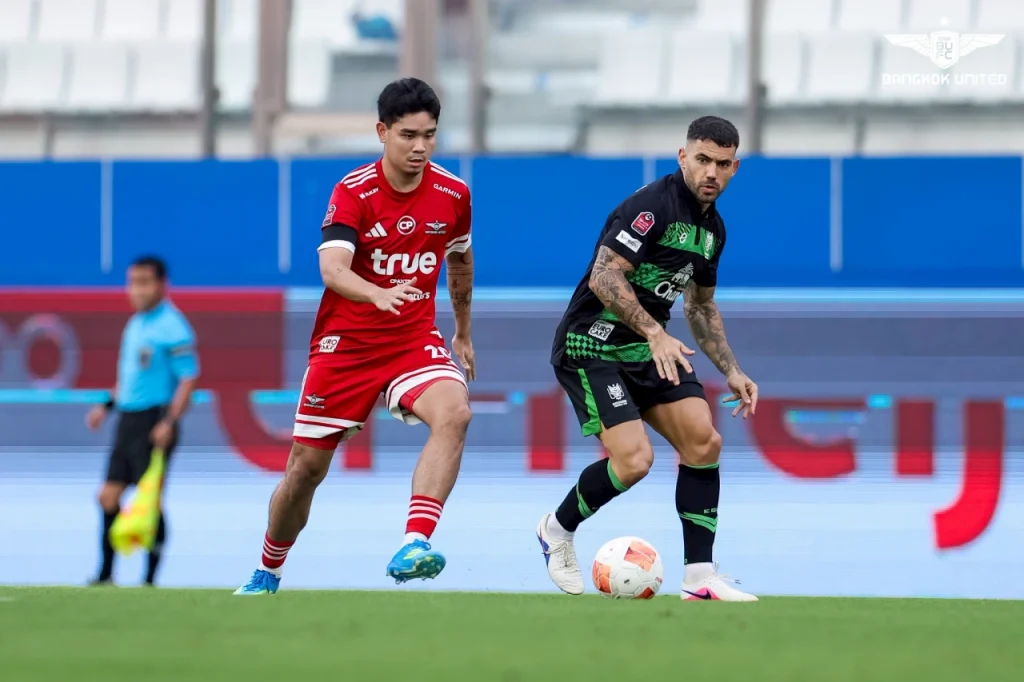 True Bangkok United nhận thất bại nặng nề 1-4 trước Ratchaburi tại vòng 20 Thai League 2025/26. Ảnh: True Bangkok United