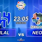 Al Hilal đối đầu Neom SC, 23h05 ngày 16052026