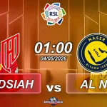 Al Qadsiah đối đầu Al Nassr, 1h00 ngày 04052026