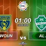Al Taawoun đối đầu Al Ahli, 1h00 ngày 12052026