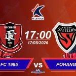 Bucheon 1995 đối đầu Pohang Steelers, 17h00 ngày 17/05/2026