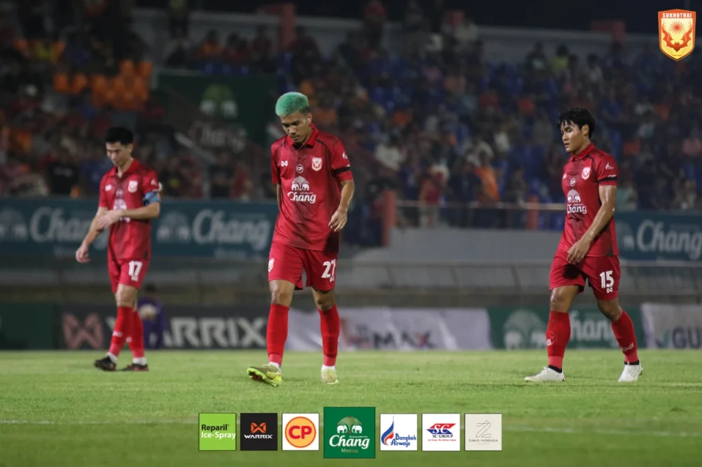 Sukhothai FC và bài toán "sinh tử" ở vòng đấu cuối Thai League 2025/26. Ảnh: Sukhothai FC